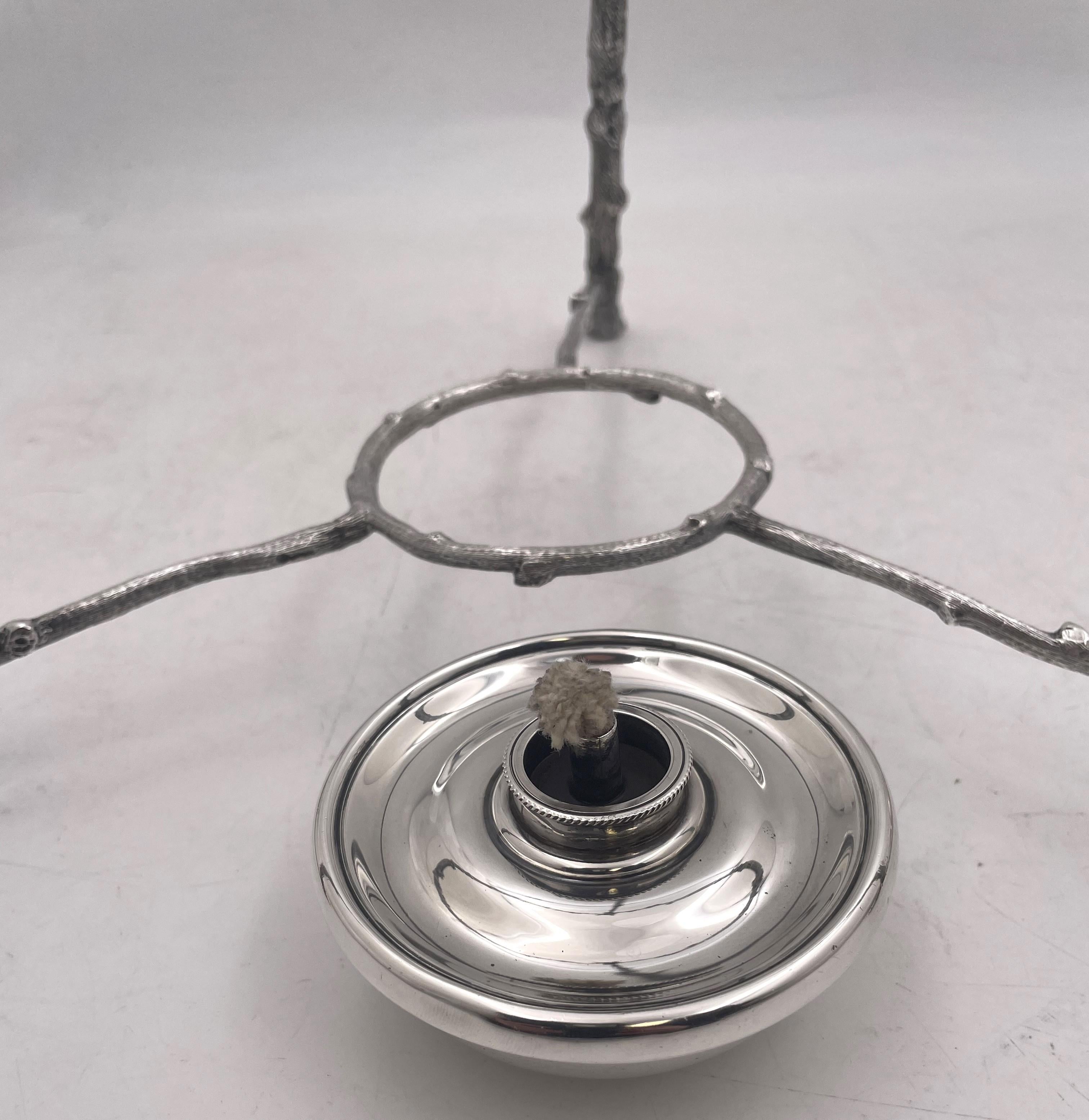 Wilkinson C Dresser Novel English Sterling Silver 1871 Victorian Teapot on Stand 1