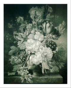Reconstructed Dutch Flowers with Butterflies' by Will Ayres floral oil painting