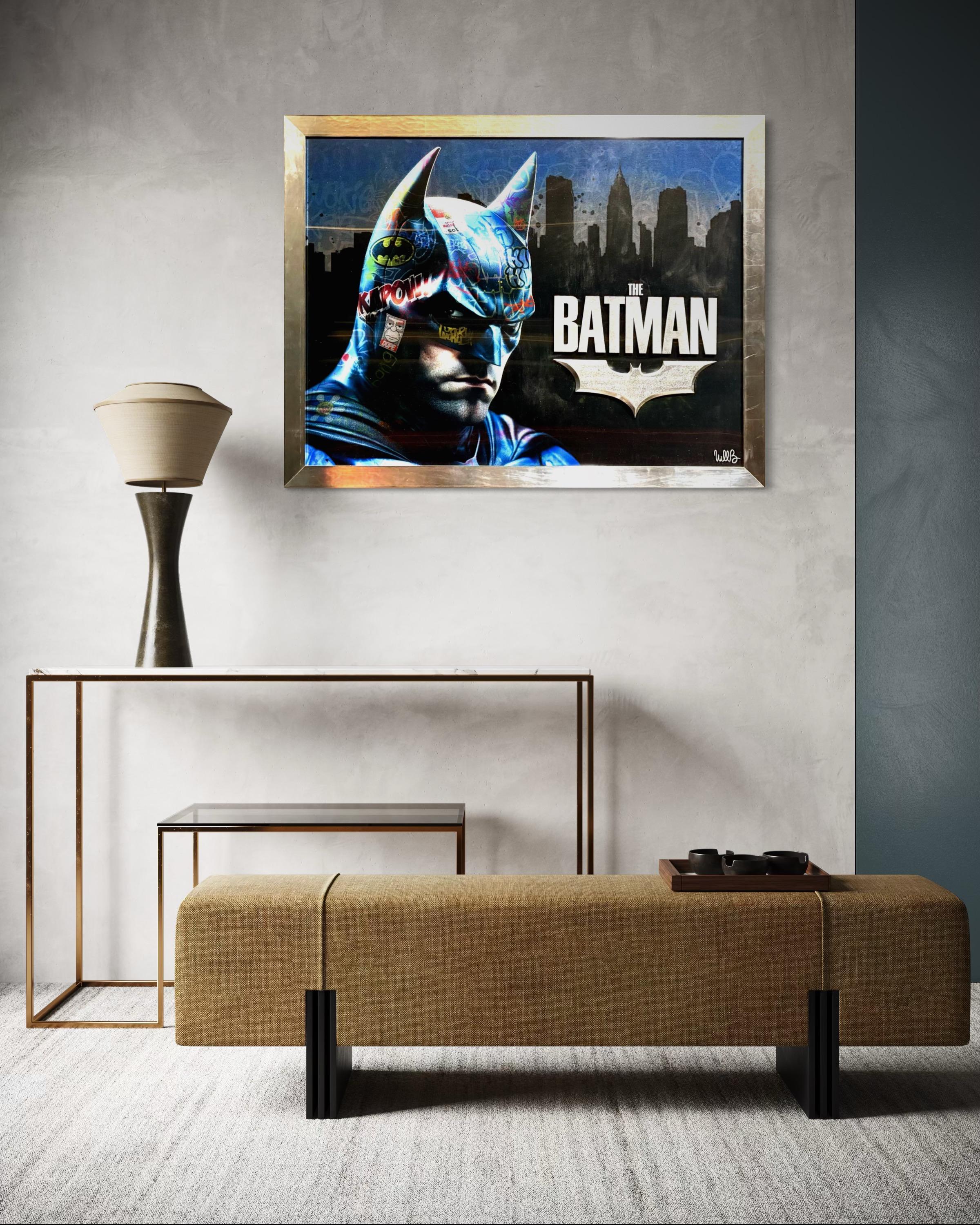 WILL B - Batman - Pop Art Mixed Media Art by Will b