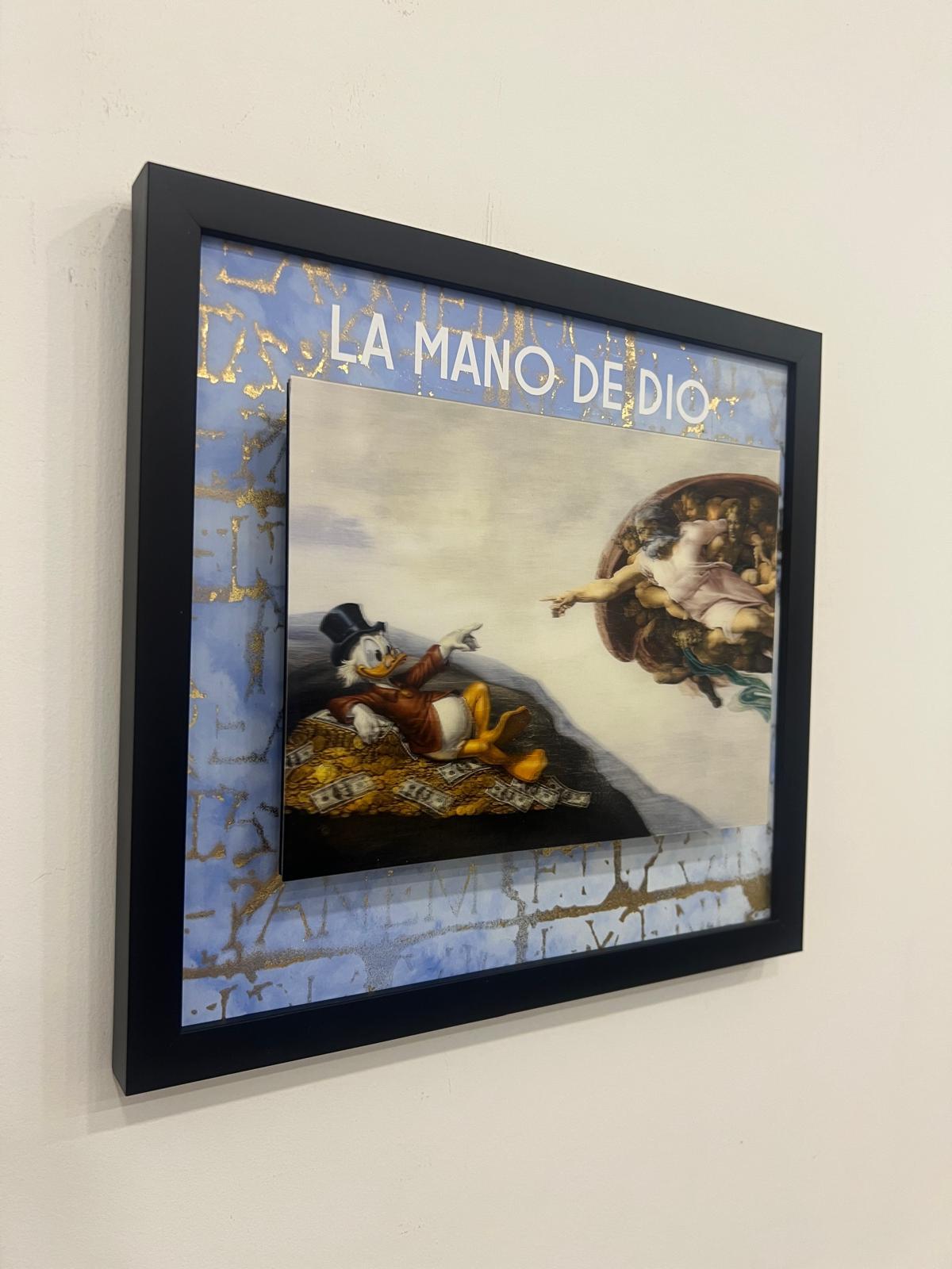 Technique: Mixed Media - Lenticulaire

Size: 30 x 30 cm with frame 

Edition: Unique artwork

When Will B. reimagines icons, the results are playful, provocative, and hypnotic. Imagine a Mona Lisa as Bowie, the King of Pop as the Joker, or Miley