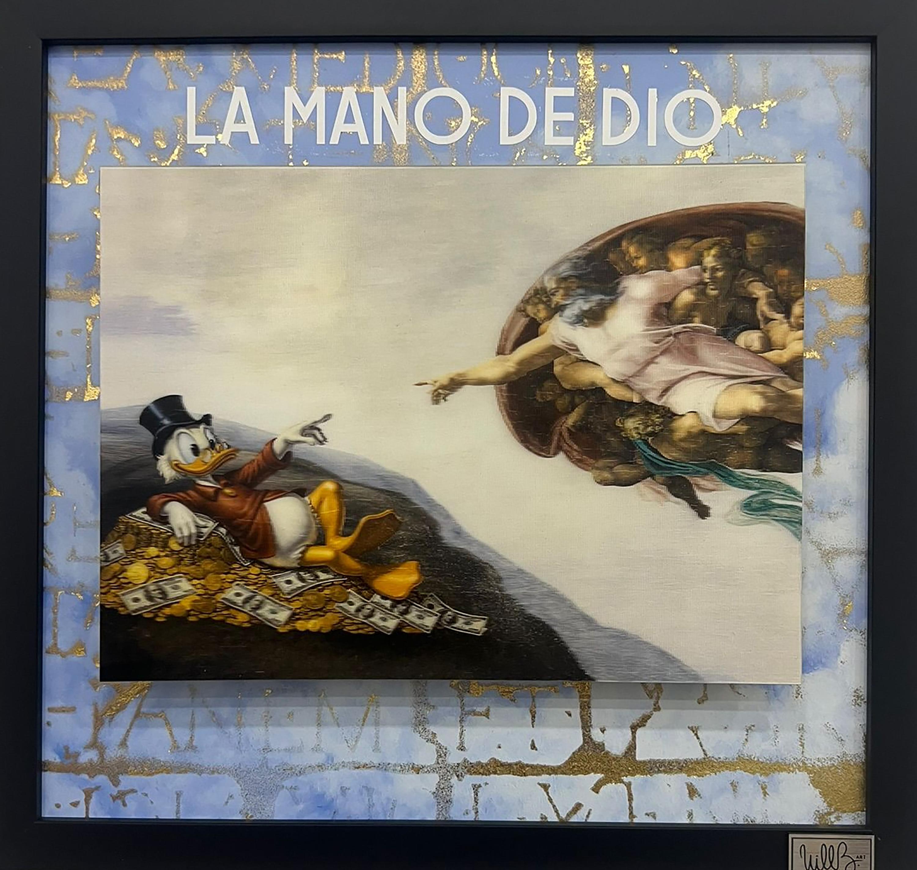 WILL B - La Mano De Dio - Mixed Media Art by Will b