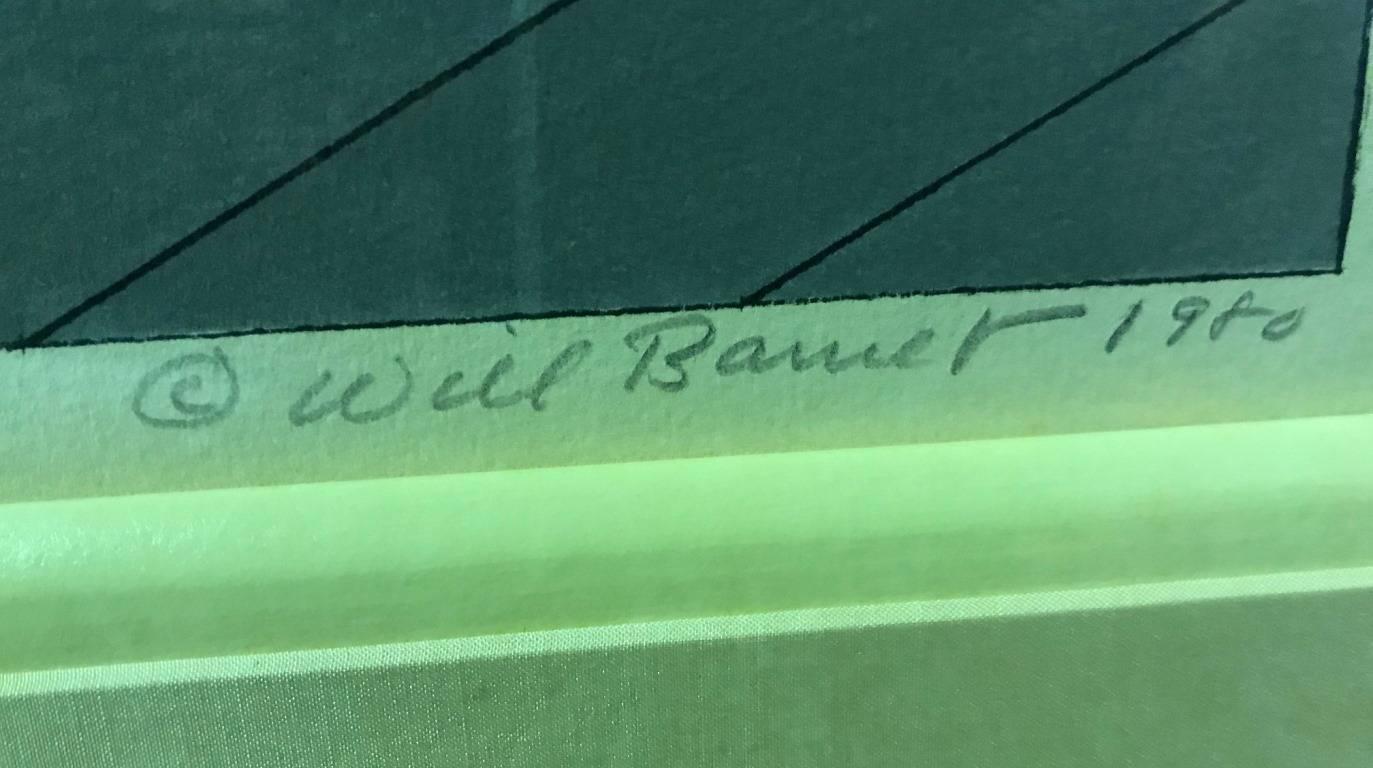Will Barnet Serigrafía firmada de edición limitada 