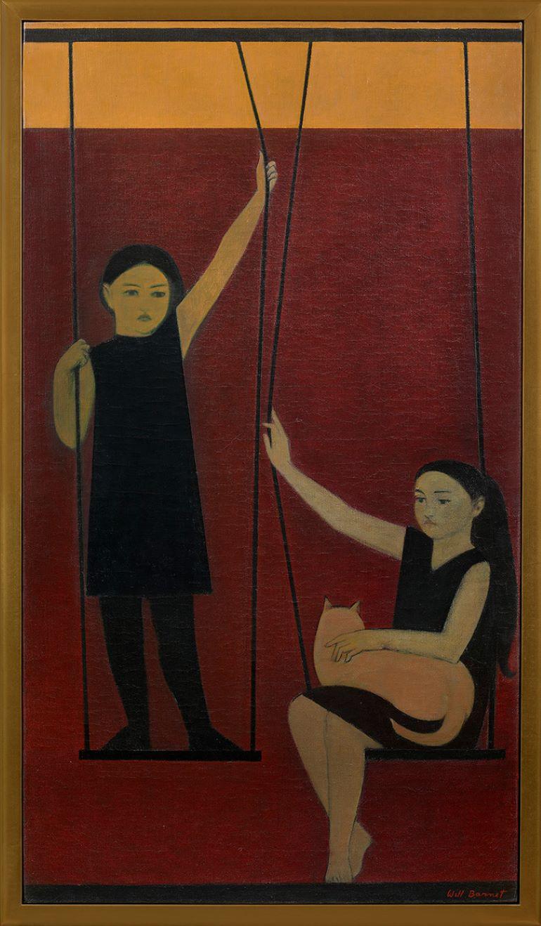 The Swing - Painting de Will Barnet
