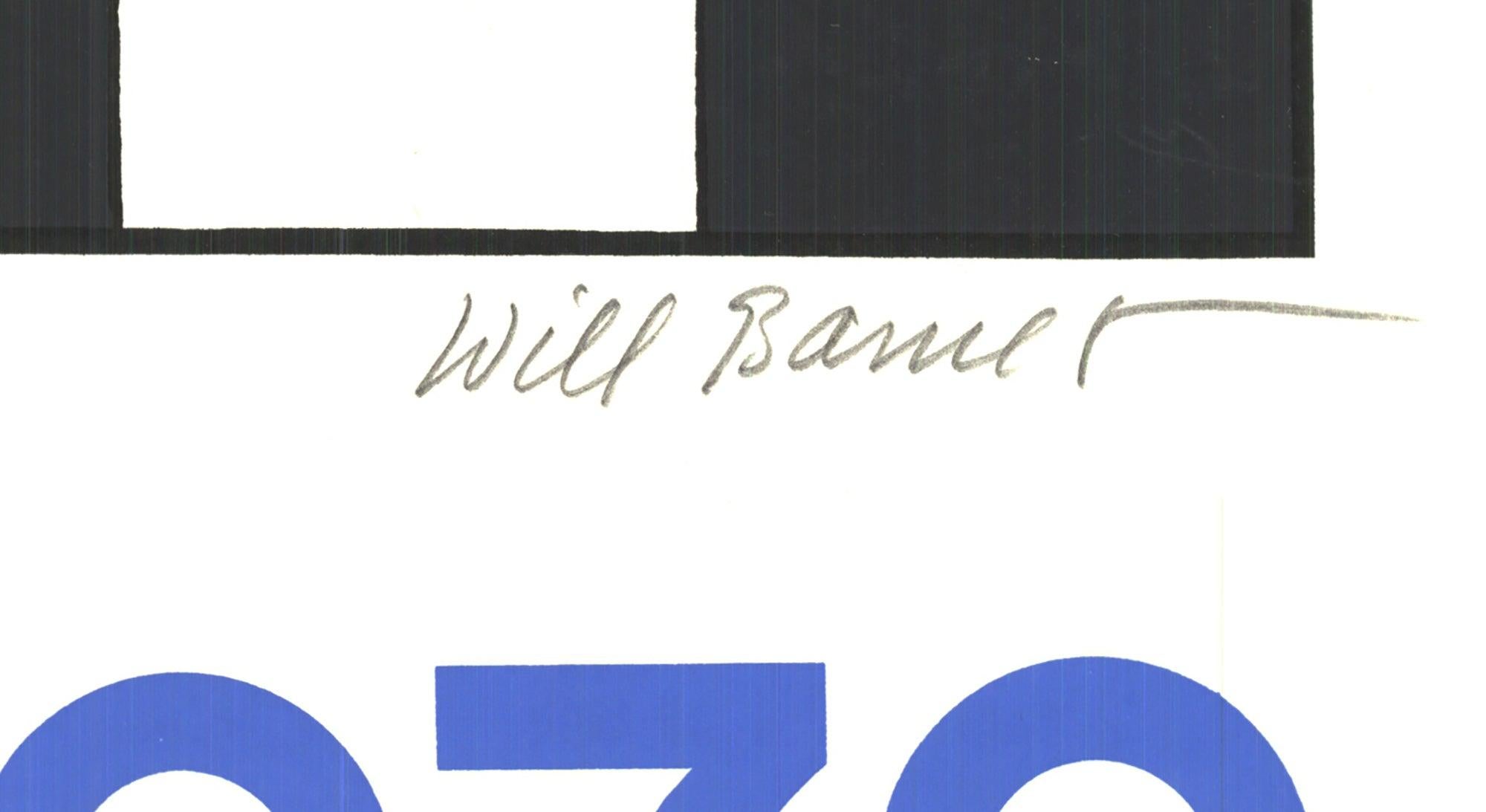 Wil Barnet Animals & Art-Hand-signed Vintage - Contemporary Print by Will Barnet