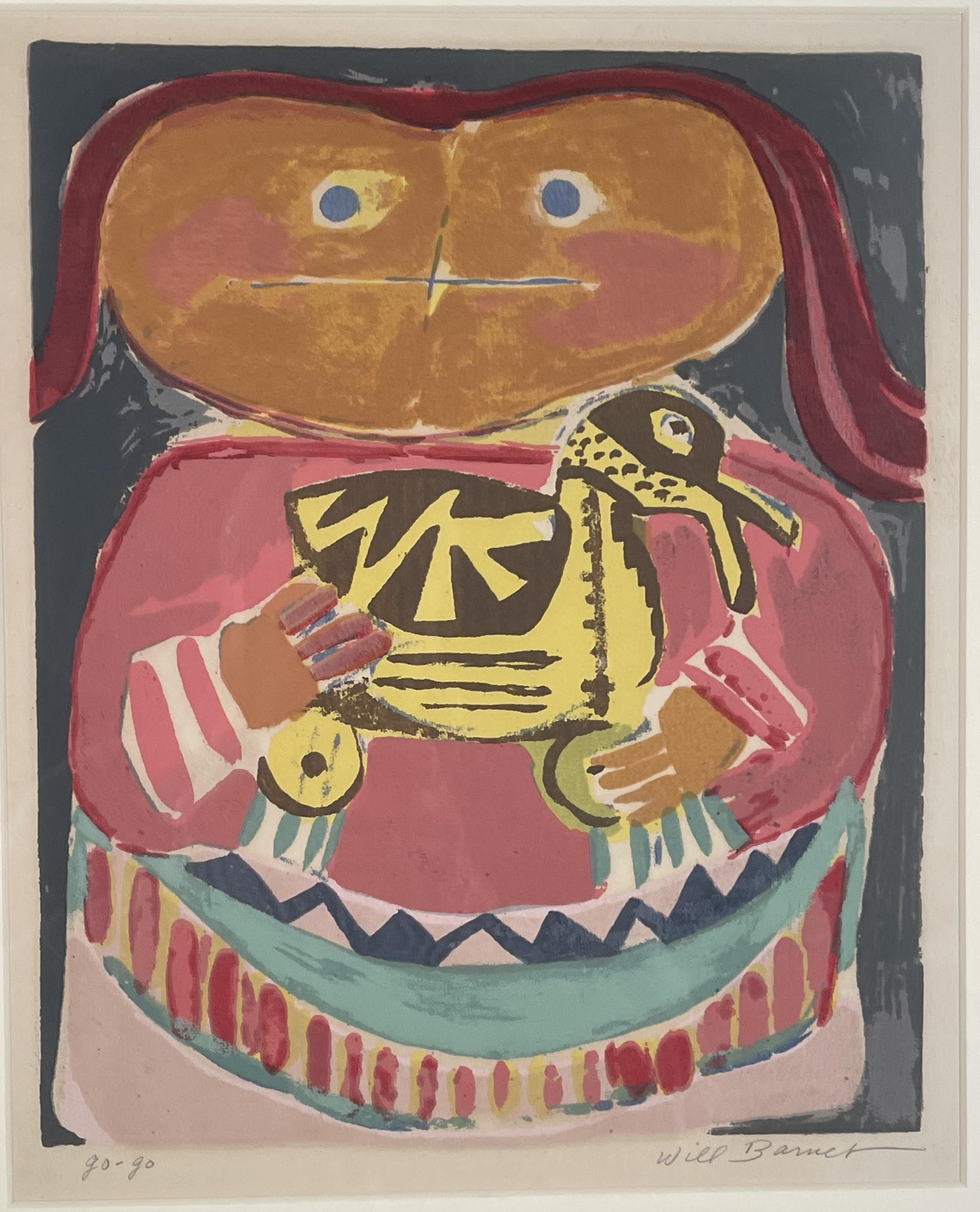 Will Barnet Figurative Print - GO-GO