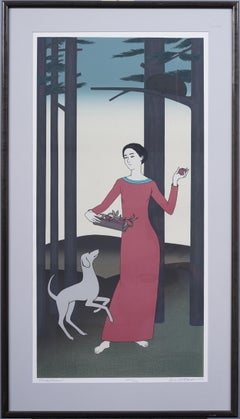 "Persephone " Lithograph on Paper Limited Edition Signed Will Barnet Large Print