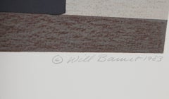 Peters, lithographie moderne américaine de Will Wills