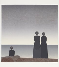 Peter Grimes, signed lithograph by Will Barnet