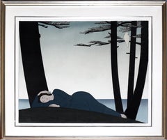 Reclining Woman, Framed Lithograph by Will Barnet 1982