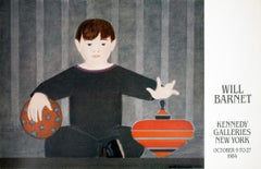 Red Top Exhibition Poster, Offset Print, Contemporary 20th Century