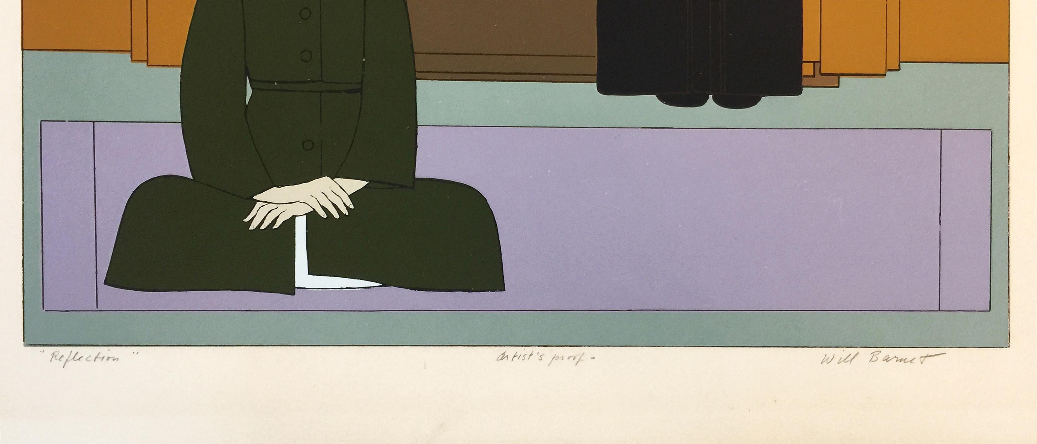 REFLECTION - Print by Will Barnet