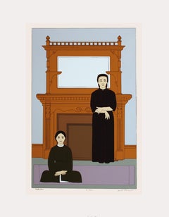 Will Barnet - Reflection - 1971 Serigraph - HAND-SIGNED, Limited edition