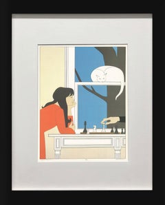 Seventh Season Offset Print by Will Barnet, Framed, 1970s, 16.5x11.5