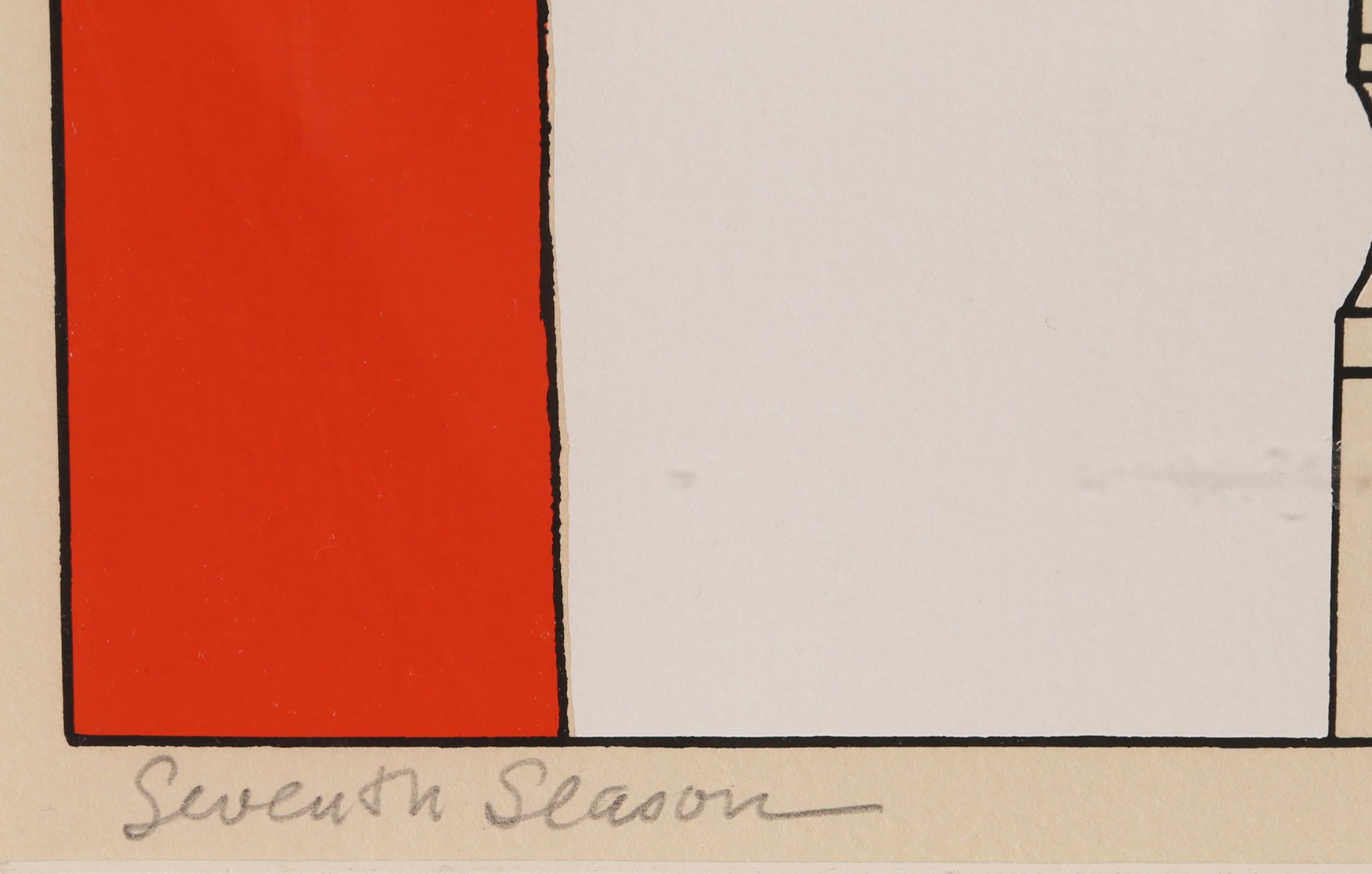 Seventh Season, Serigraph by Will Barnet 1