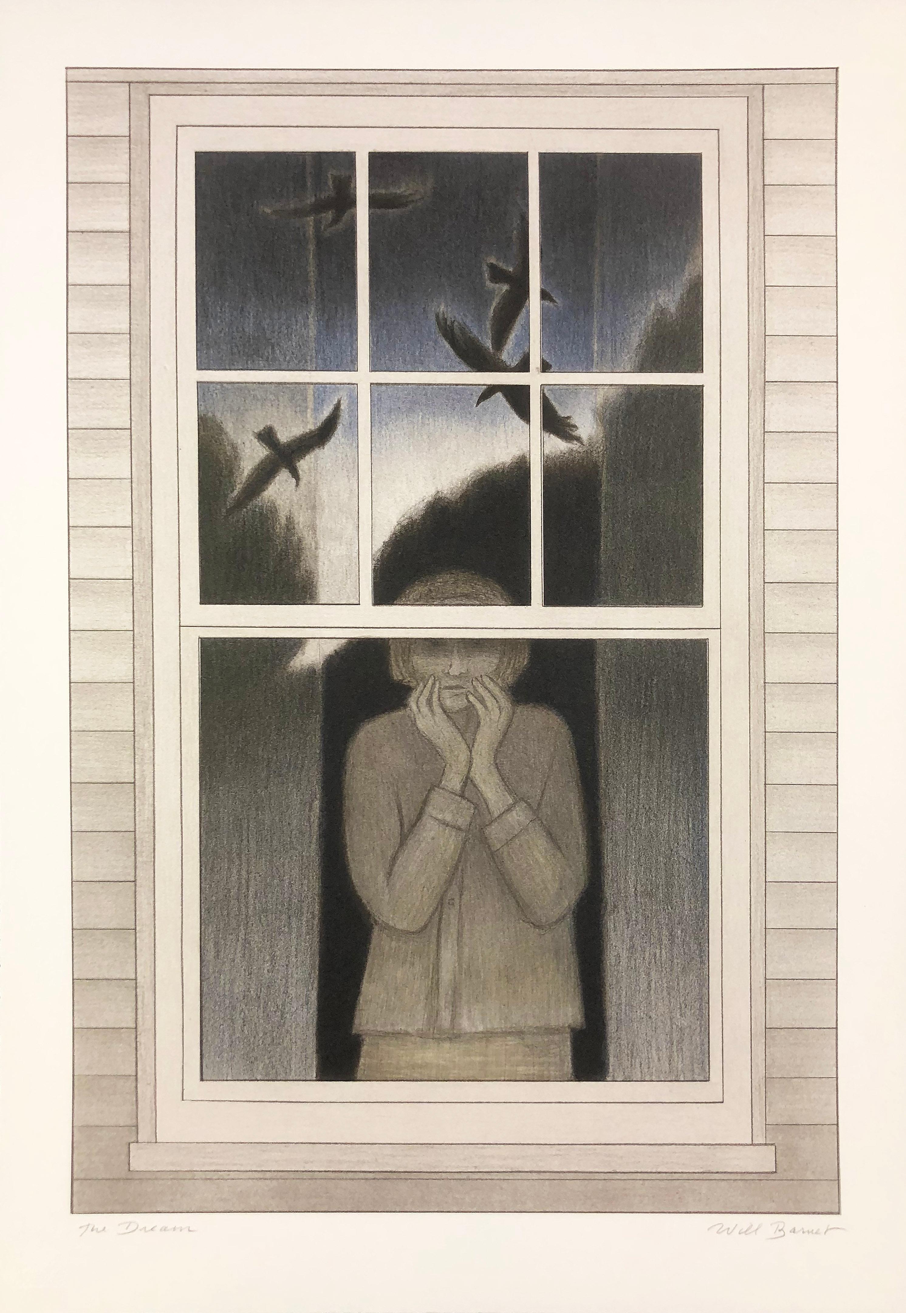 Will Barnet Figurative Print – Der Traum