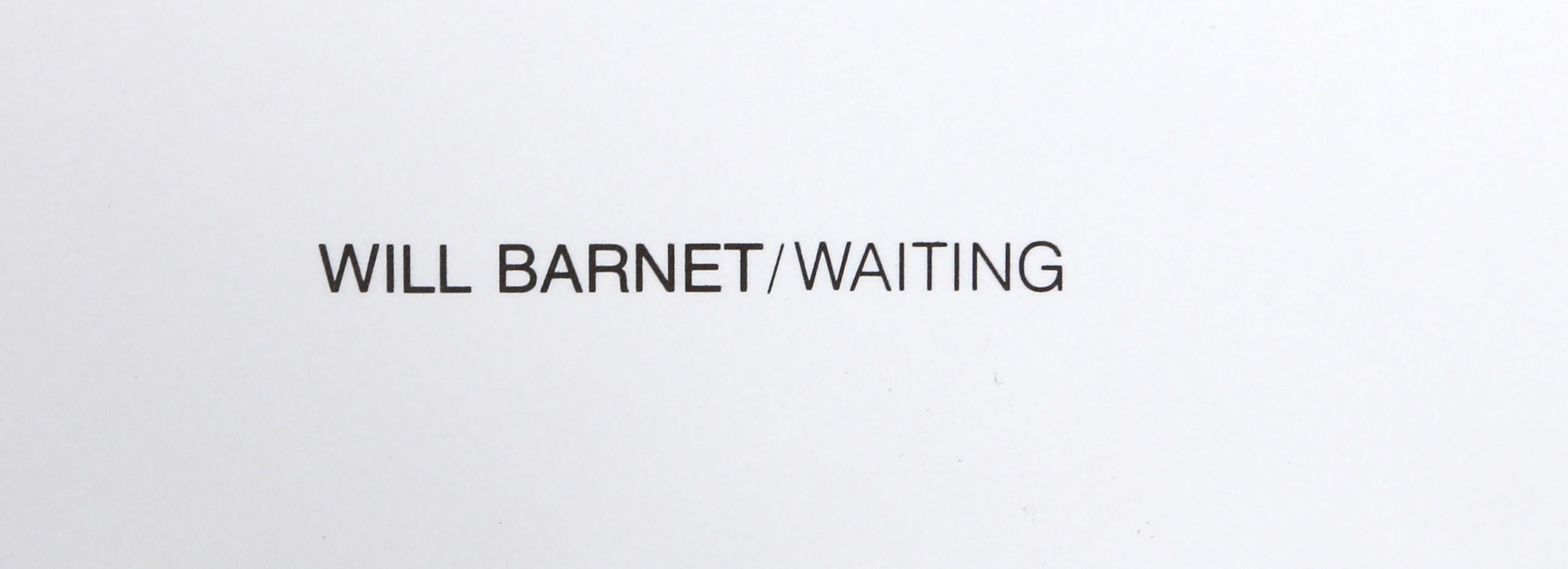 Waiting, gerahmter Druck von Will Barnet im Angebot 2