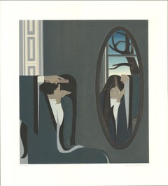 Will Barnet '"Combing" or "The Mirror"' 1996- Signed