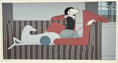 Will Barnet " Interlude" Silk Screen Print 1982 Hand Signed, Numbered & Framed