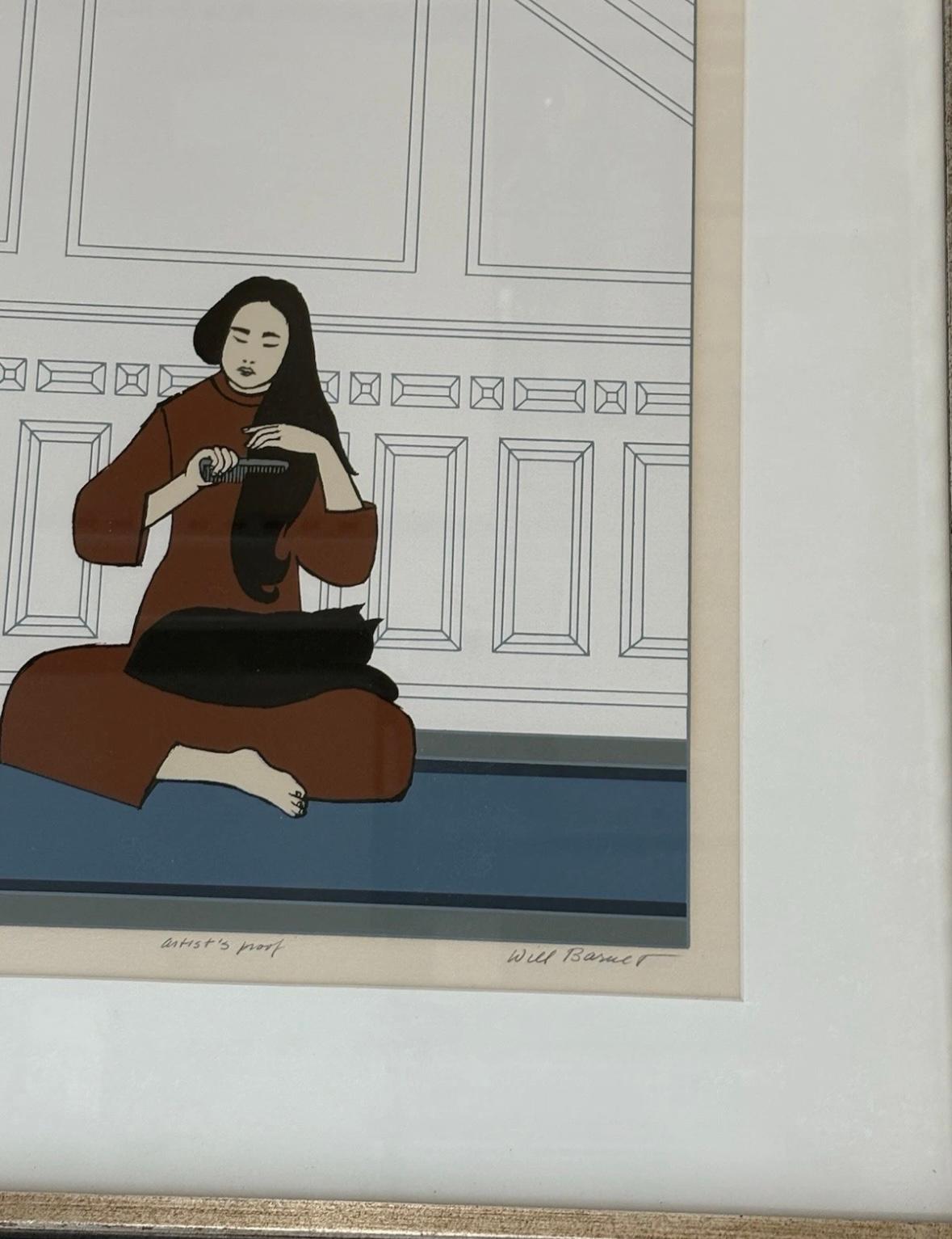 Will Barnet lithograph signed and numbered “The White Stairway” ￼ For Sale 1