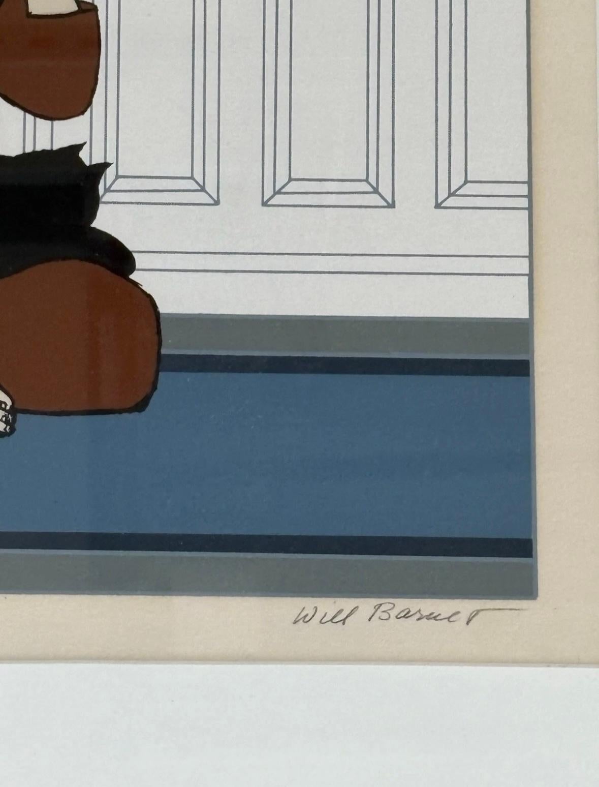 Will Barnet lithograph signed and numbered “The White Stairway” ￼ For Sale 2
