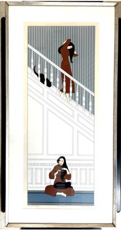 Will Barnet lithograph signed and numbered “The White Stairway” ￼