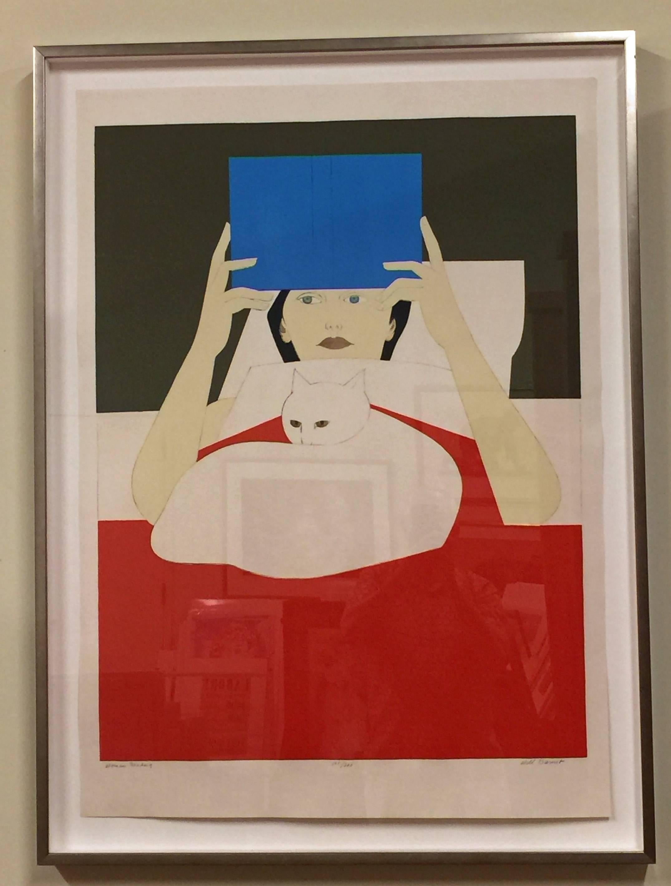 FEMME QUI LISE - Print de Will Barnet