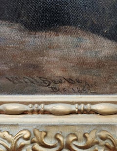 Girl Playing with Dolls, Late 19th Century, Victorian Era Portrait of a Girl