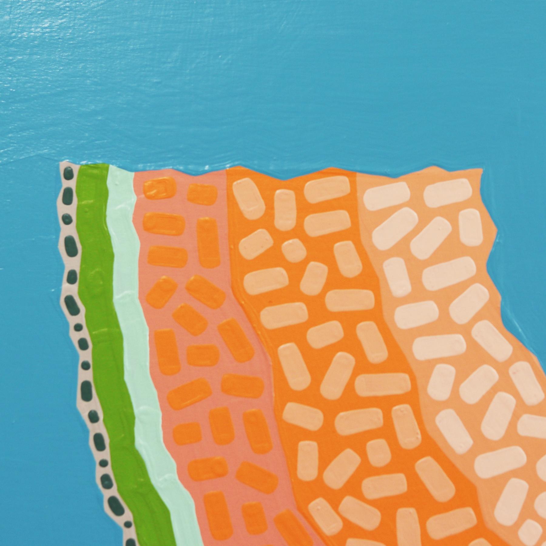 Cantalupo - Quadro di frutta pop art vibrante - Painting Pop Art di Will Beger