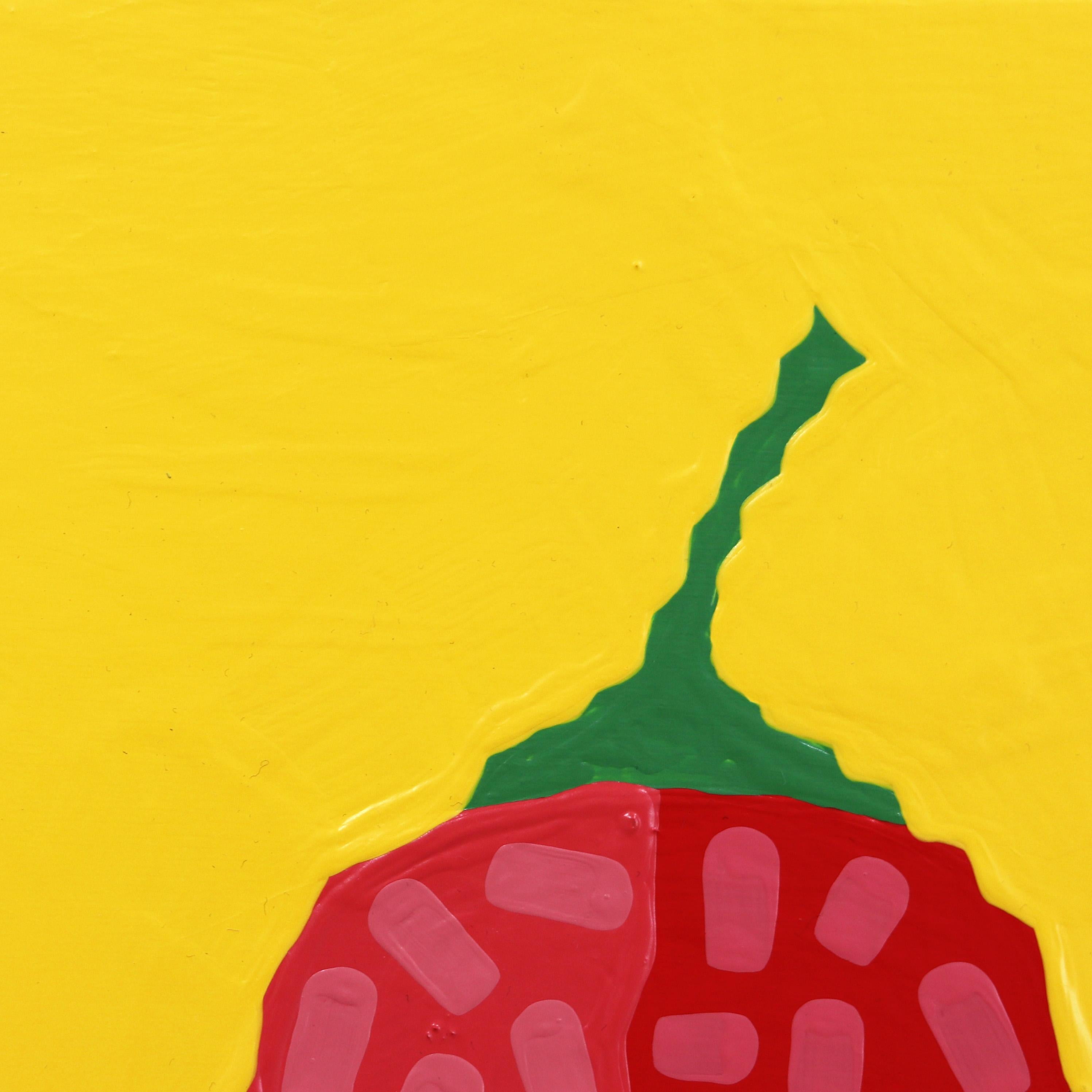 Fresno Amarillo  -  Peinture alimentaire rouge, jaune et vibrante inspirée du sud-ouest (Pop Art) - Modernisme américain Painting par Will Beger