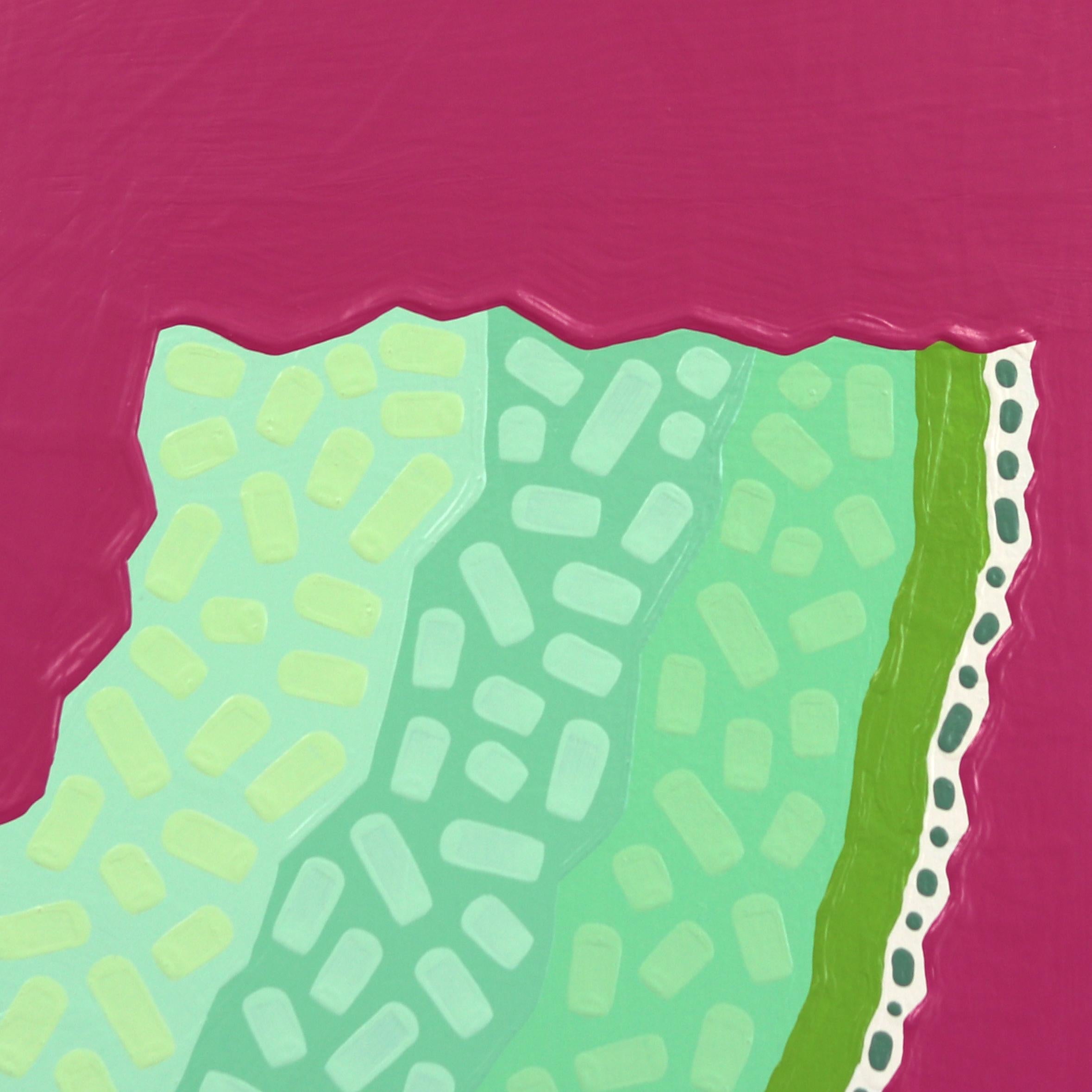 Melata - Quadro di frutta pop art vibrante in vendita 5