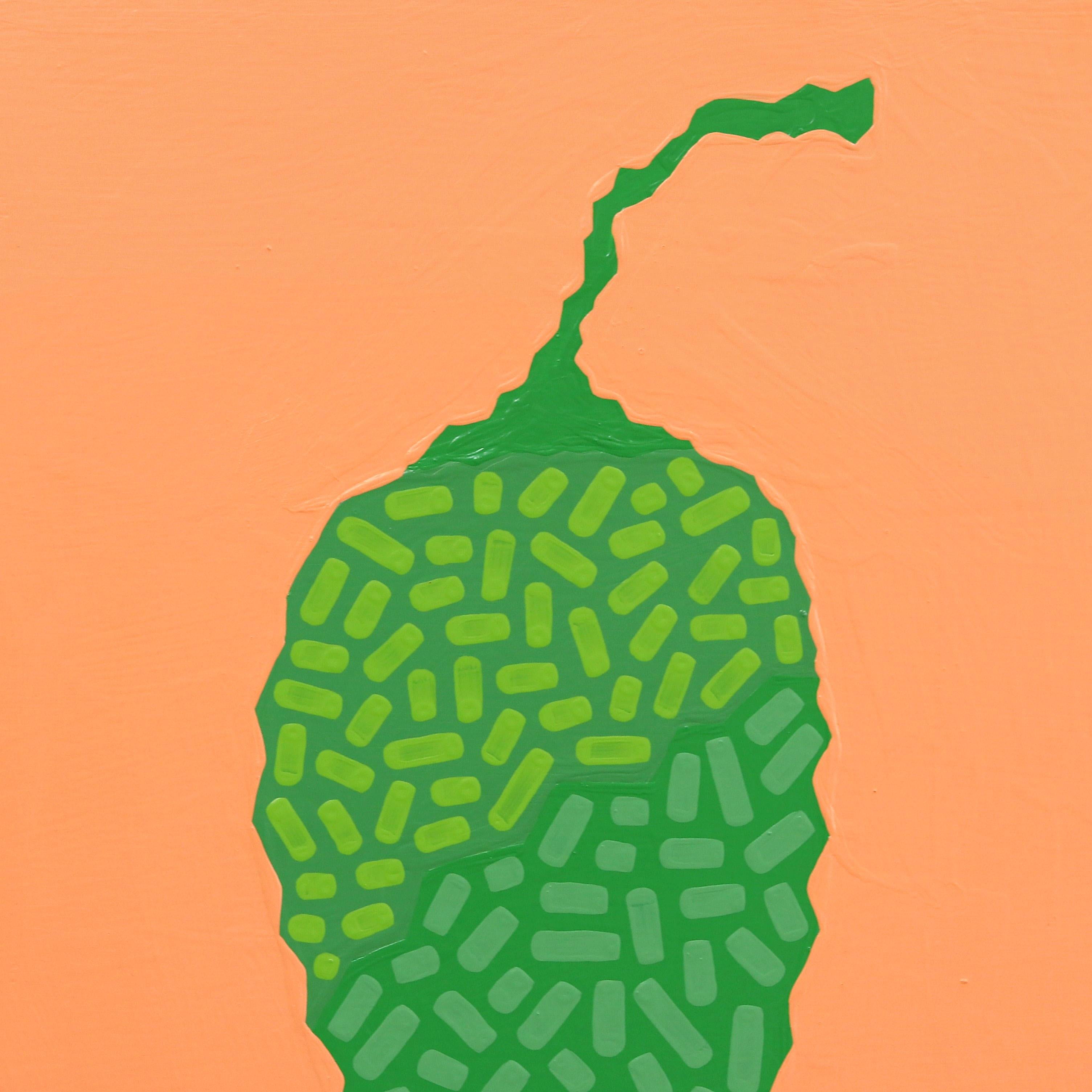 Jalapenos De Durazno - Minimalist Painting by Will Beger