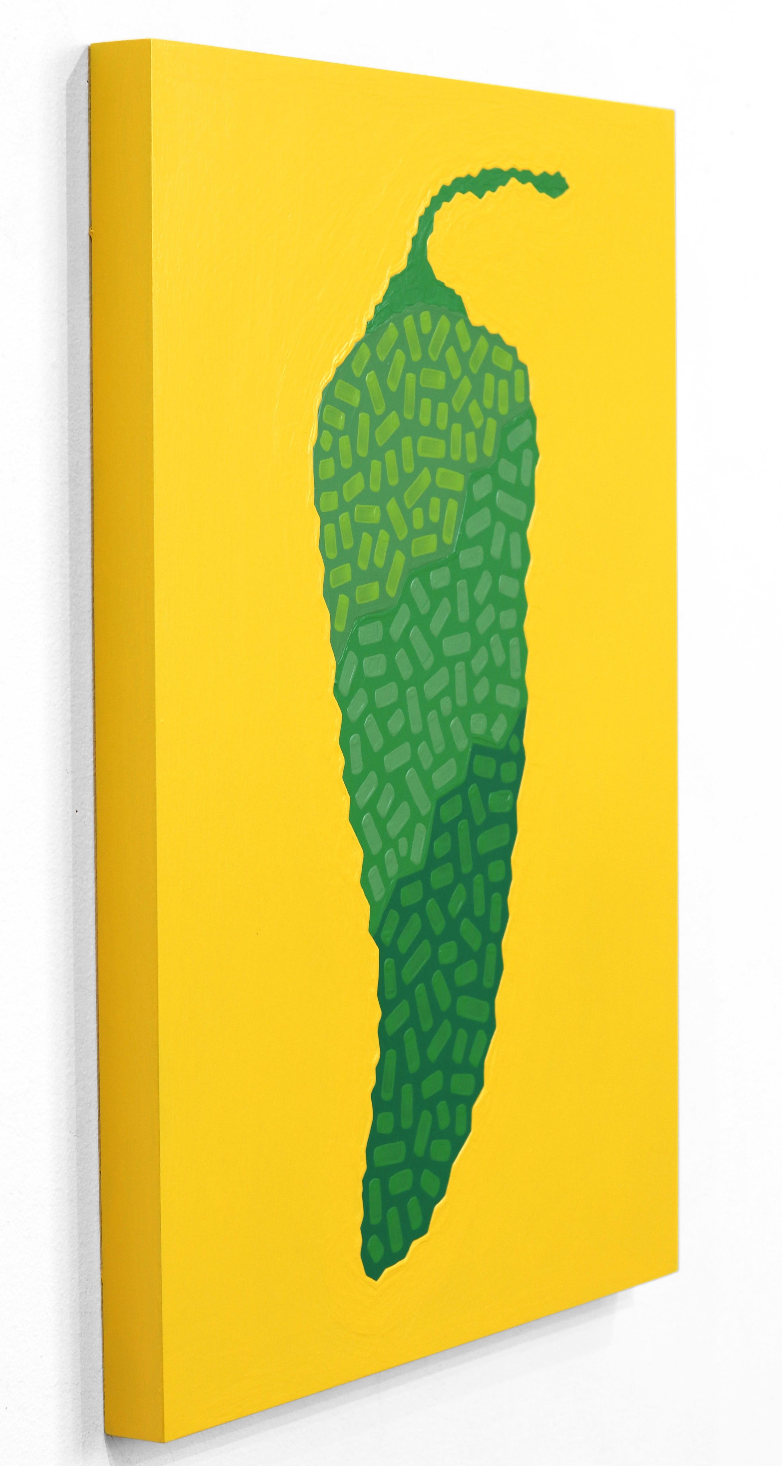 Limon Jalapeno - Minimalist Painting by Will Beger