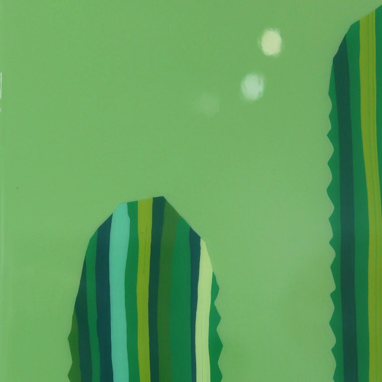 Maquina Verde - Minimalist Painting by Will Beger