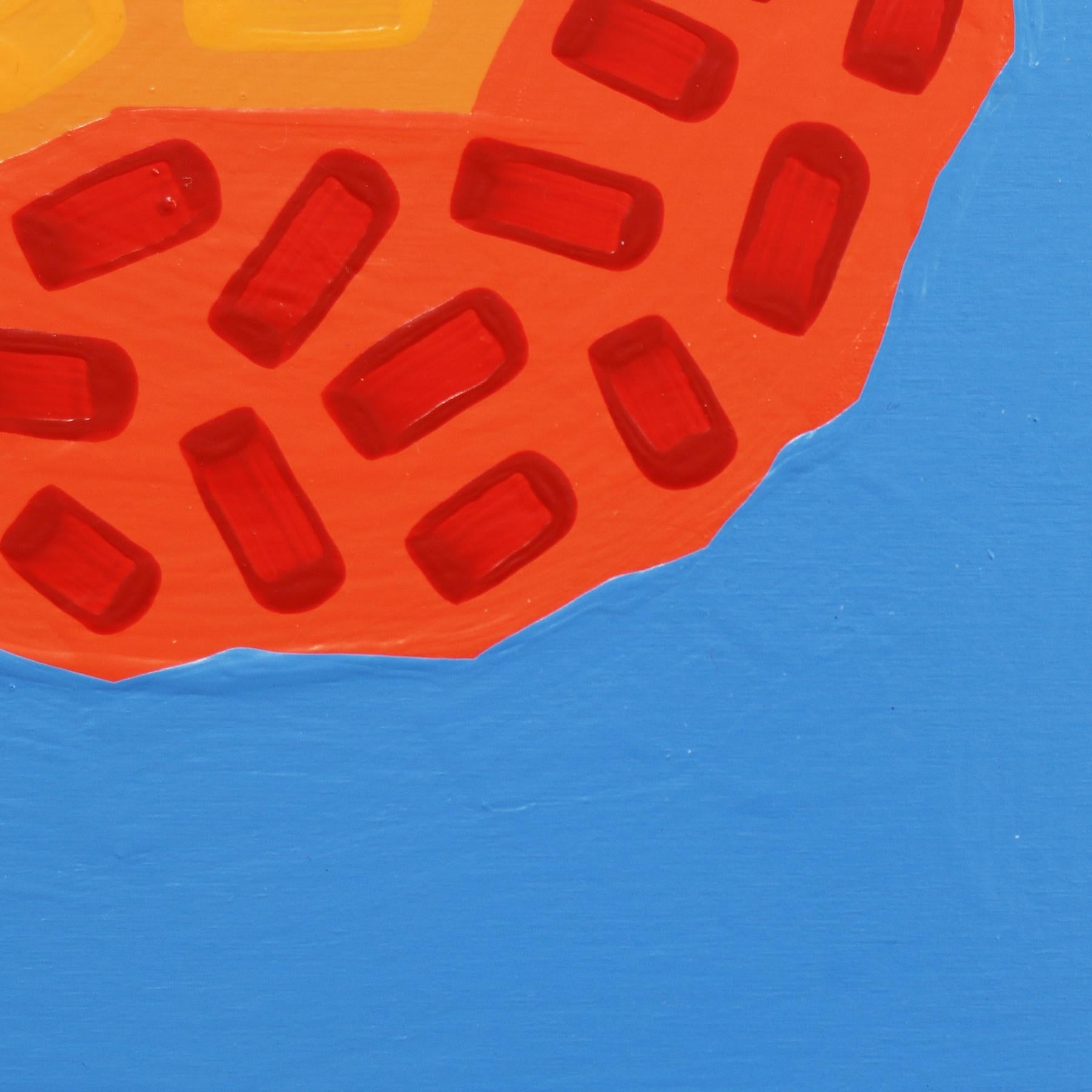 Moro Blood Orange - Vibrant Pop Art Fruit Painting For Sale 7