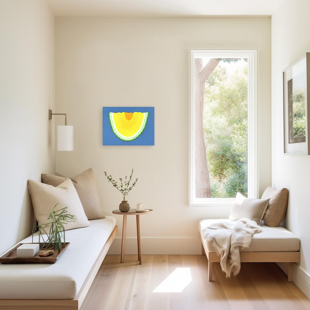 Ol Yeller - Pittura di frutta pop art vibrante - Painting di Will Beger