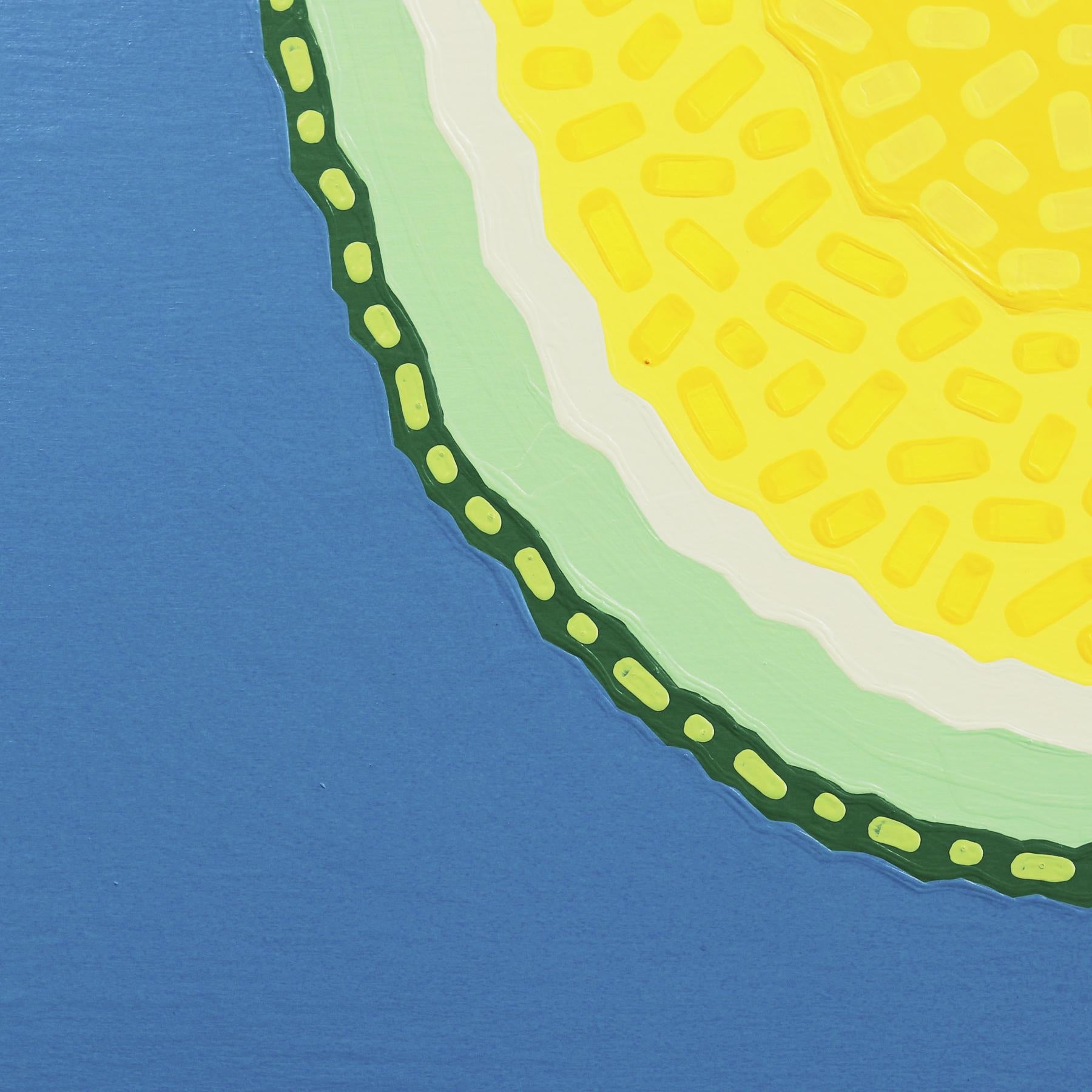 Ol Yeller - Pittura di frutta pop art vibrante in vendita 1