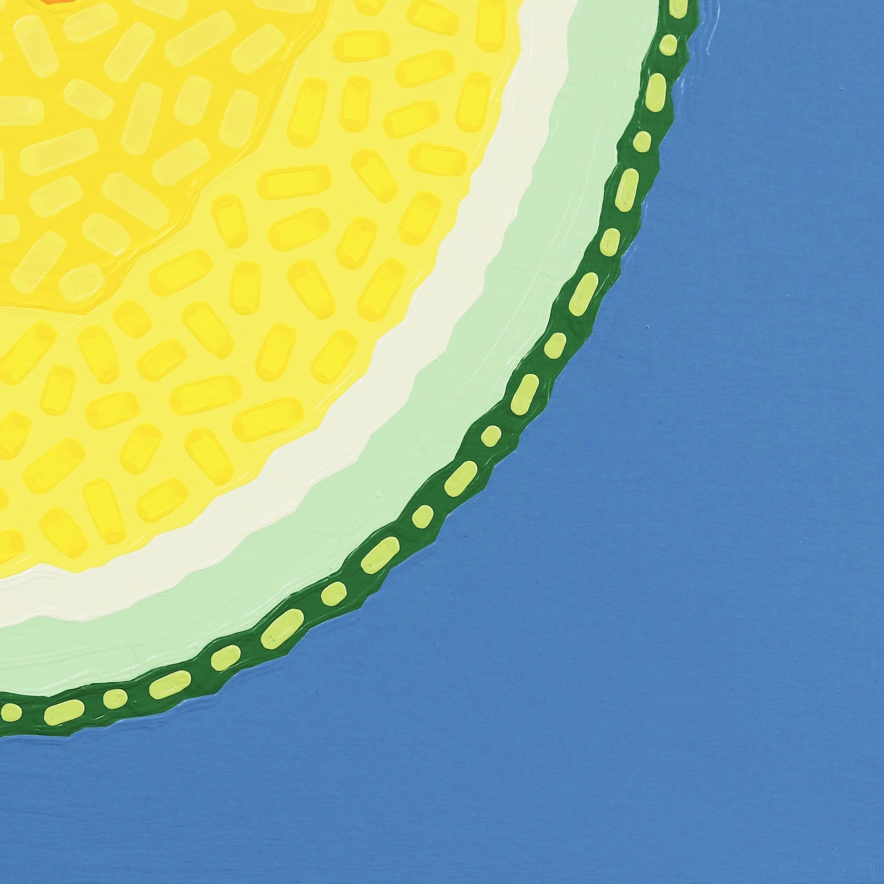 Ol Yeller - Pittura di frutta pop art vibrante in vendita 3