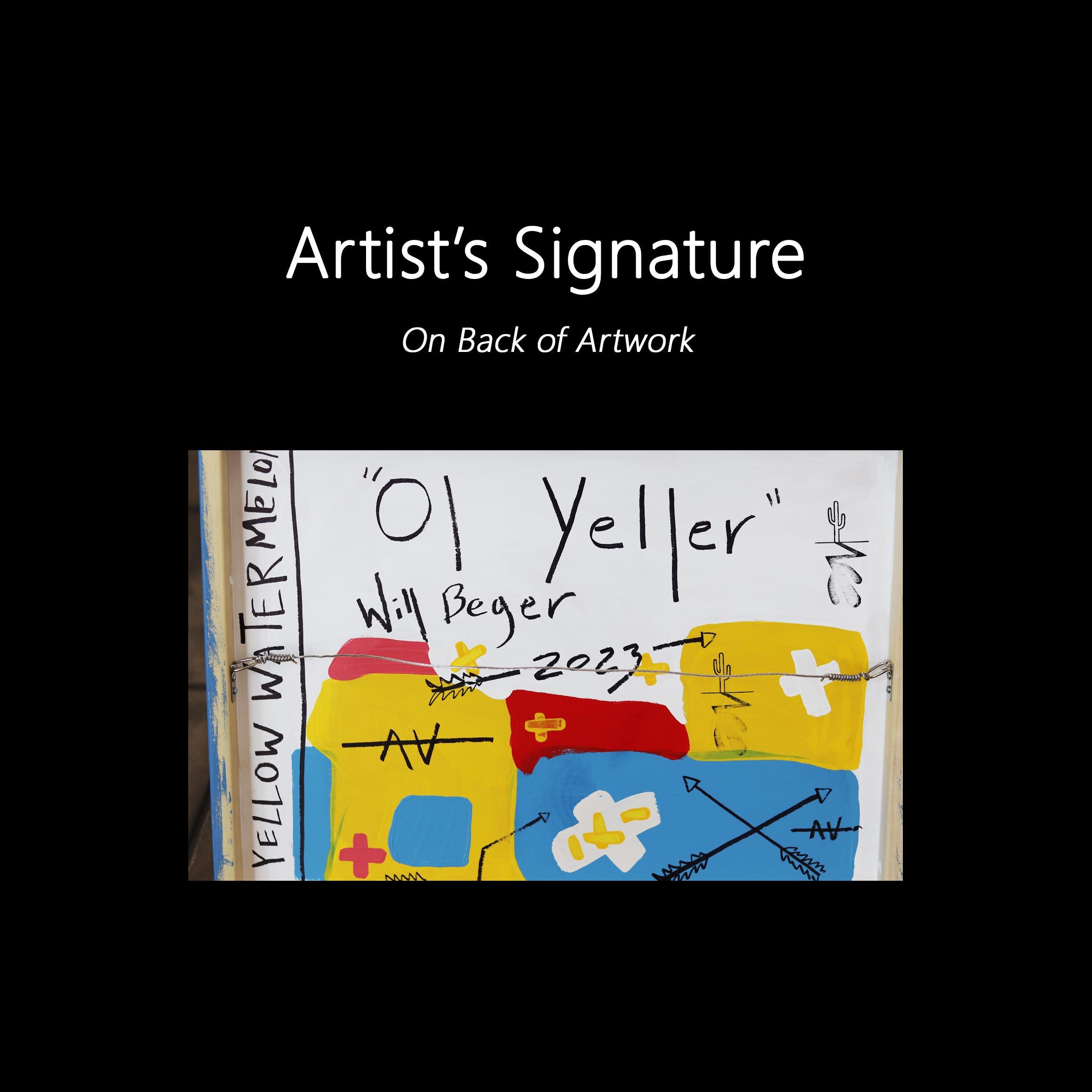 Ol Yeller - Pittura di frutta pop art vibrante in vendita 4