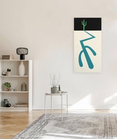 Sombra De La Noche - Southwest Colorful Art Cactus Painting Original