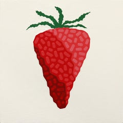 Erdbeer und Creme – lebhaftes, vom Südwesten inspiriertes Pop-Art-Gemälde