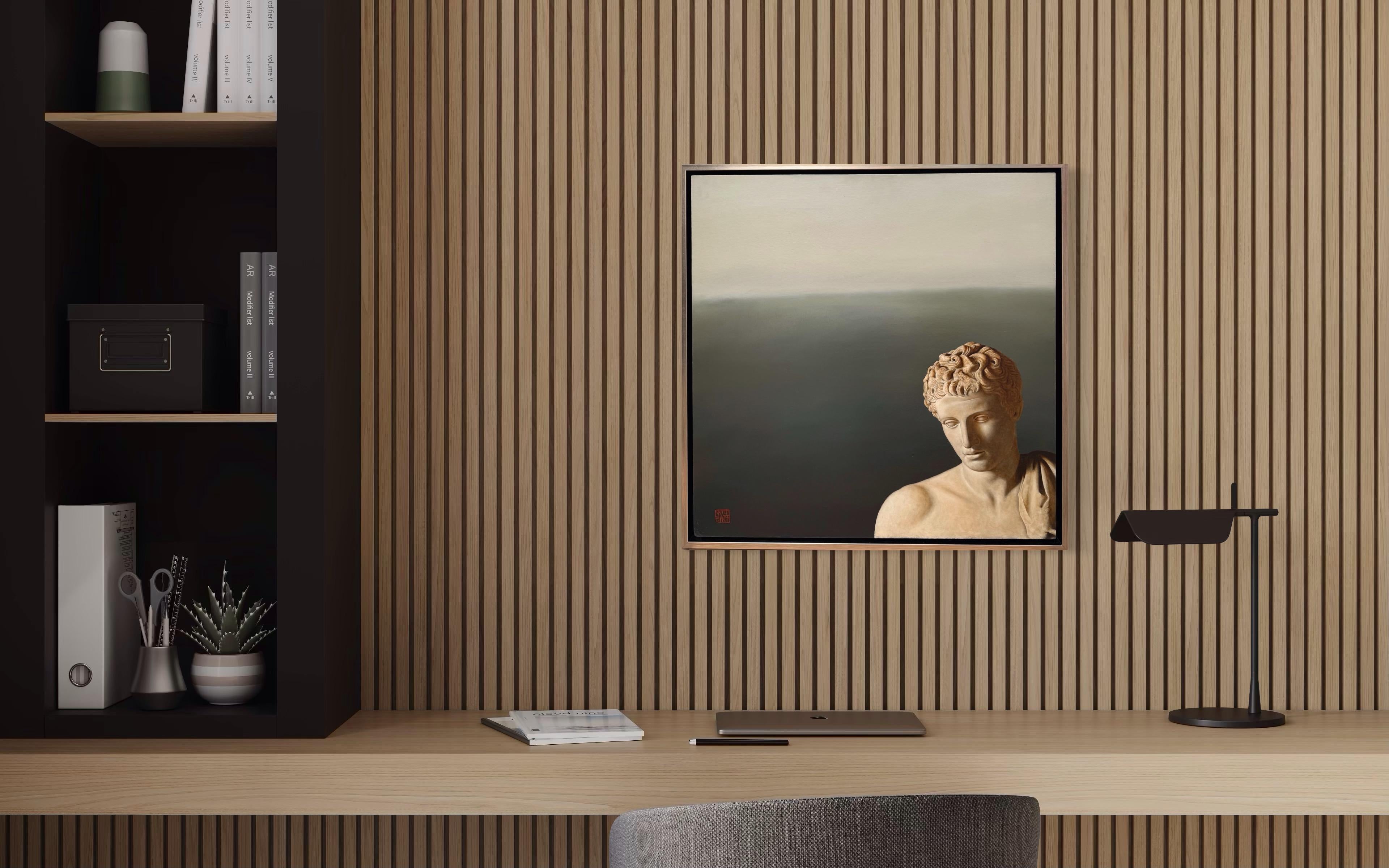 Grüner Horizont (Surrealismus), Painting, von Will Binder