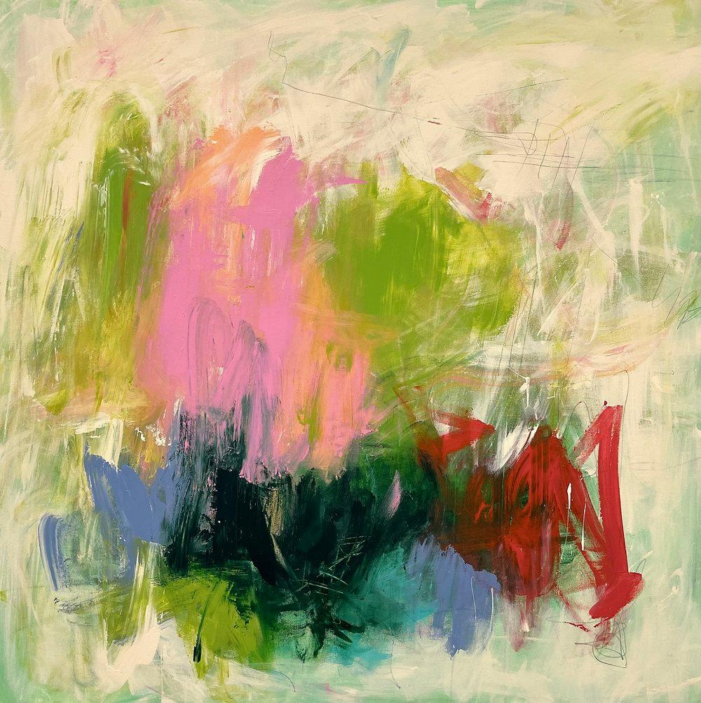 Will Day Abstract Painting - Jump In