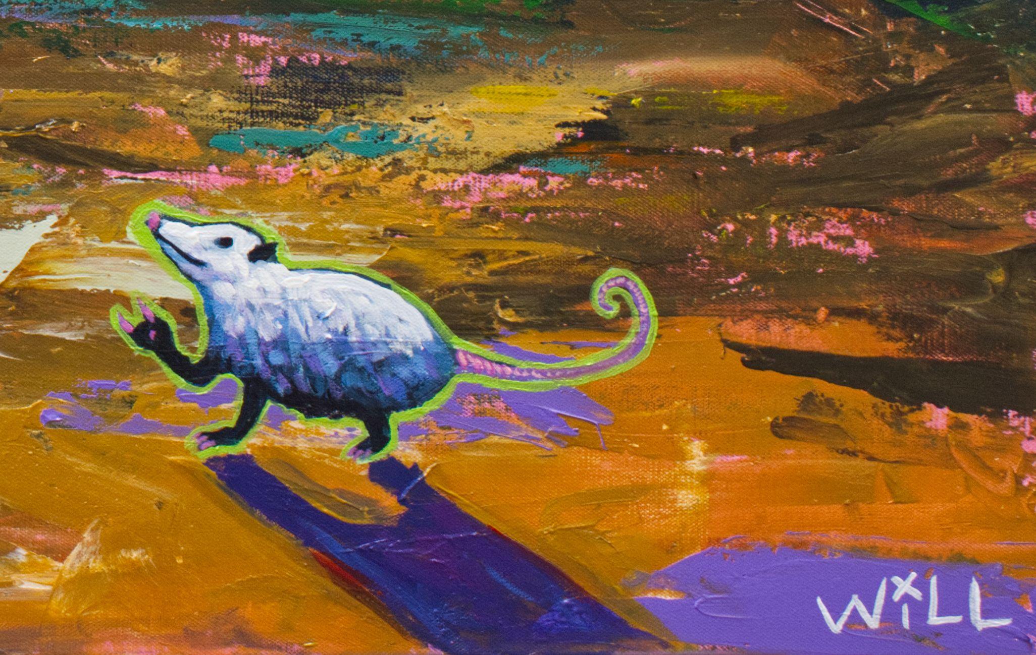 B Sides For the Long Drive, Pintura, Acrílico sobre lienzo - Painting Surrealista de Will Eskridge