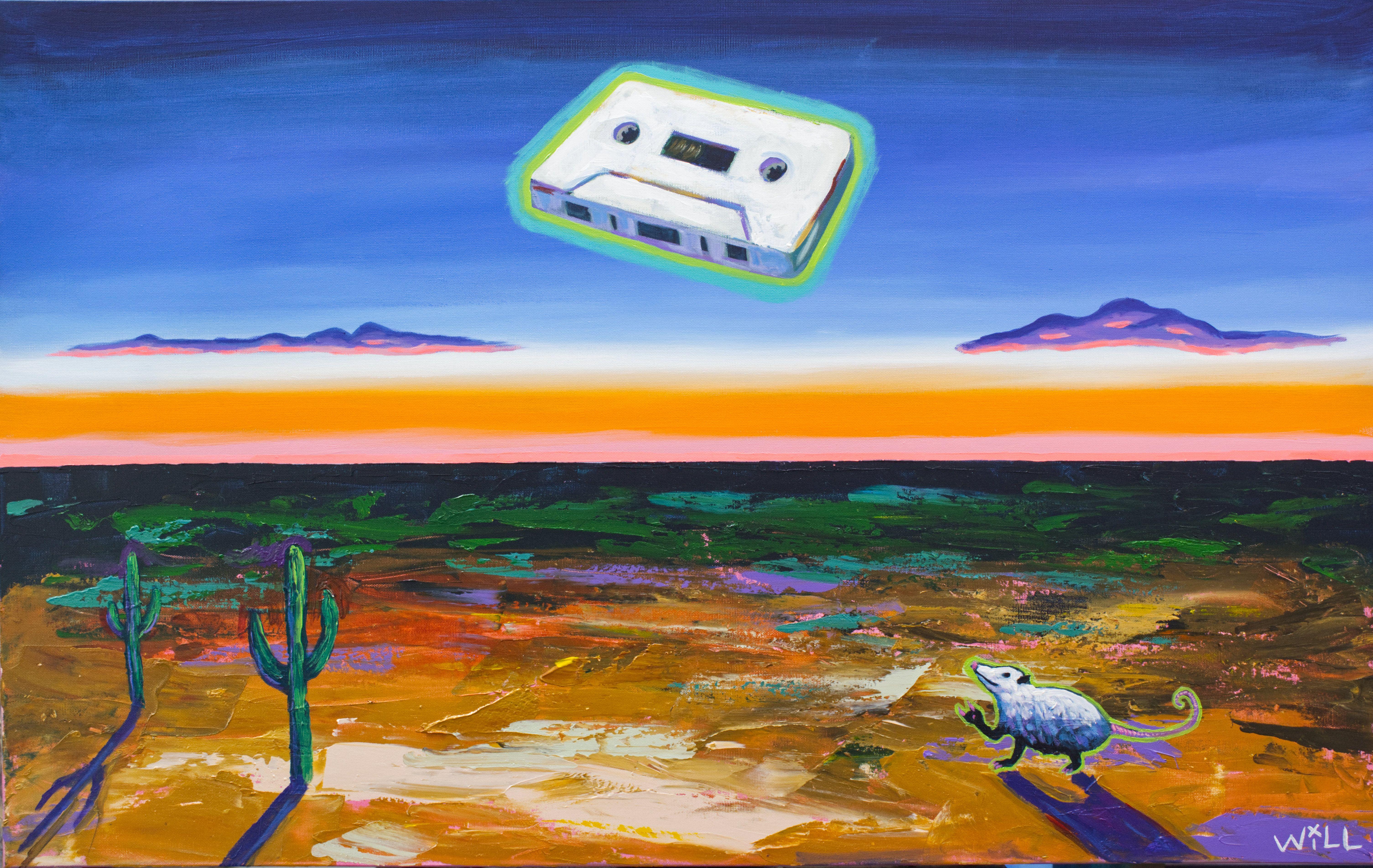 B Sides For the Long Drive, Pintura, Acrílico sobre lienzo - Painting de Will Eskridge