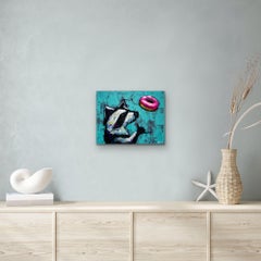 Bitchin' Donut, Painting, Acrylic on Canvas
