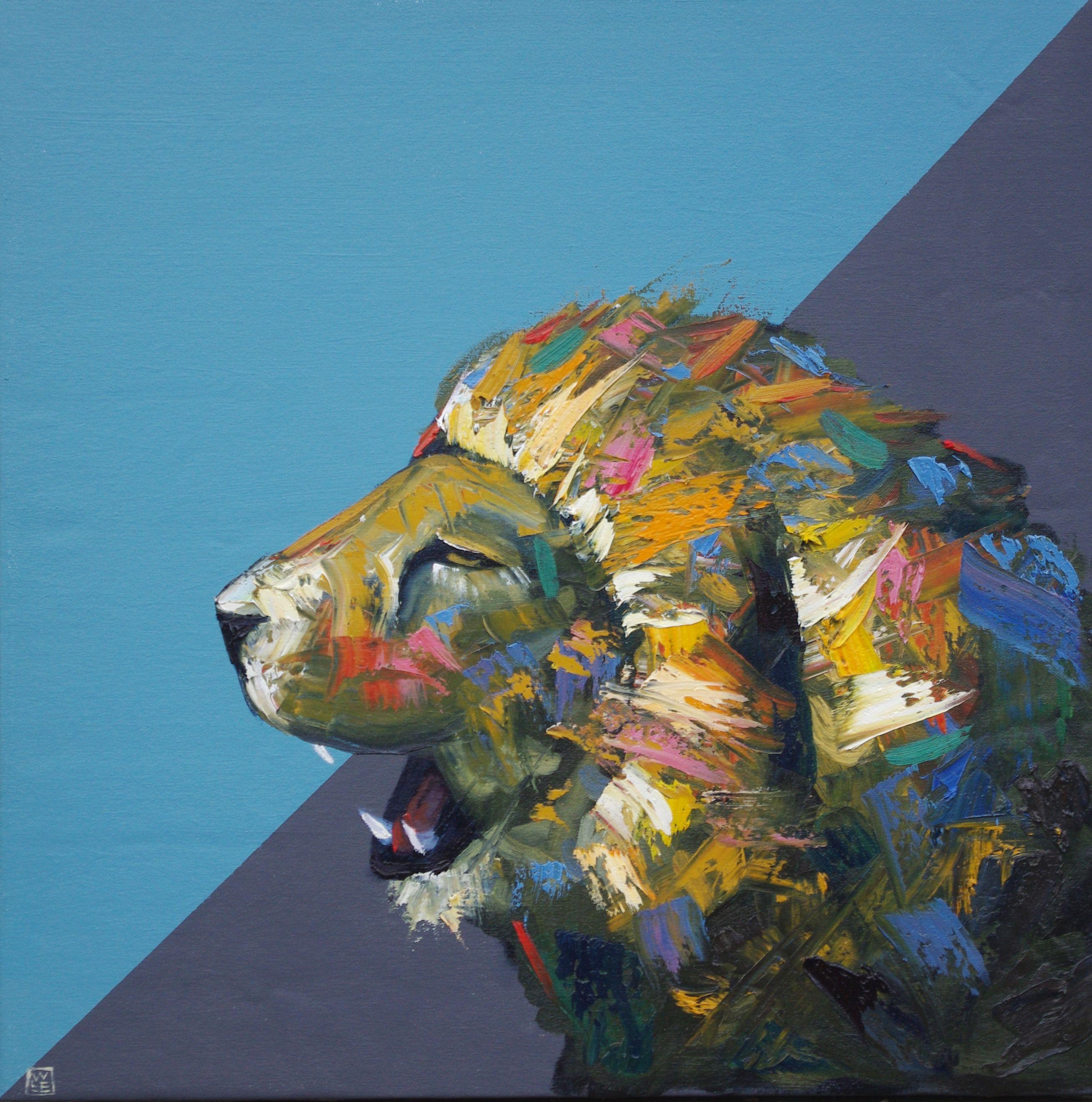 L'orgoglio non muore mai, Pittura, Olio su tela - Painting di Will Eskridge