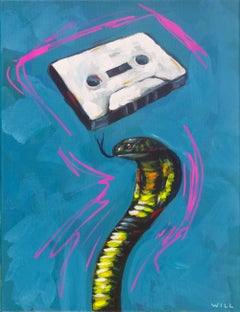 Tape Hiss, Painting, Acrylic on Canvas