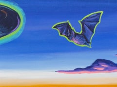 Das lange Spiel, Gemälde, Acryl auf Leinwand
