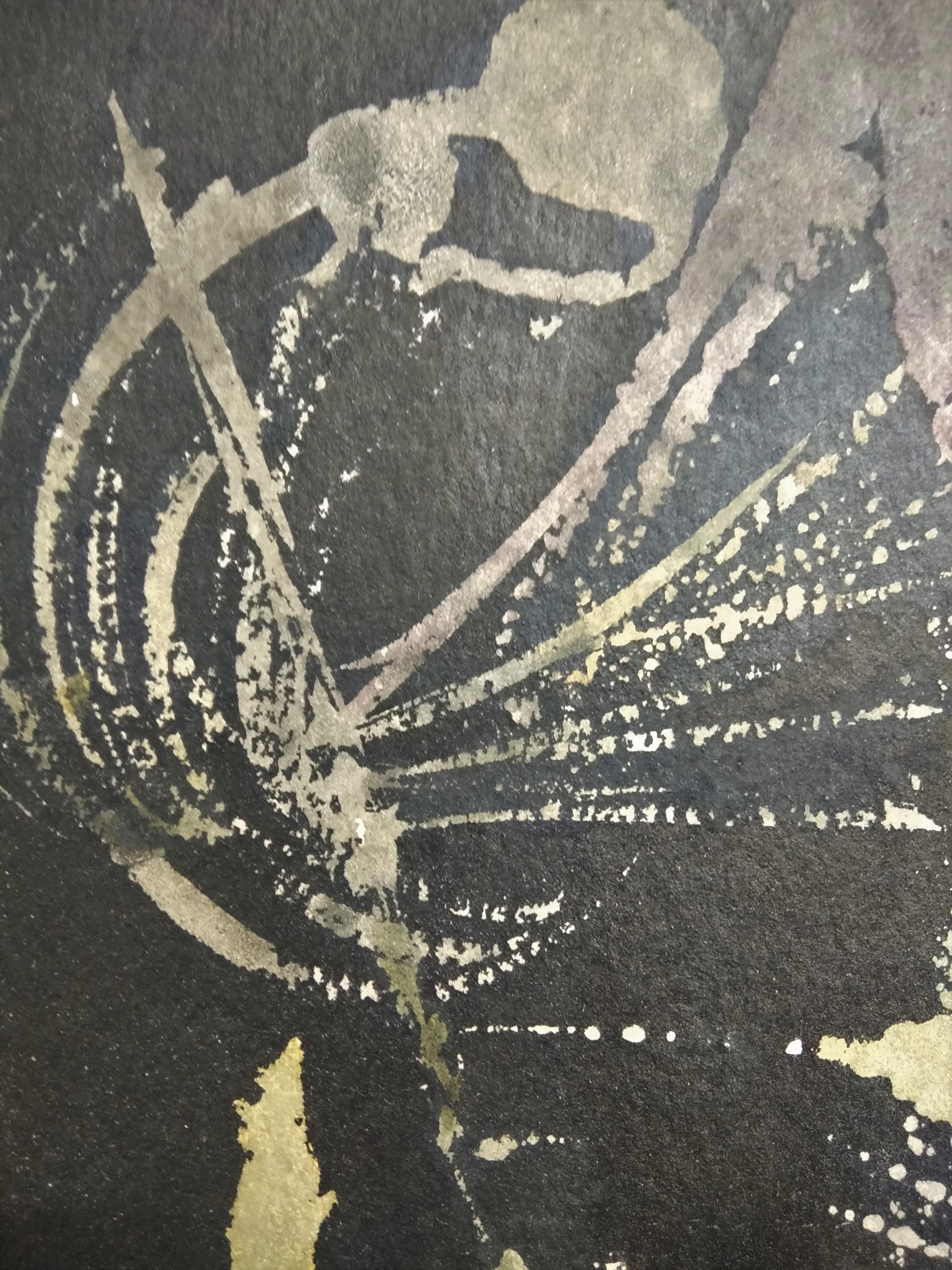 Unbenannt (Schwarz), Abstract Painting, von Will Faber