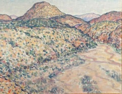 "View of Arizona Desert near Wickenberg" Will Foote, Impressionist Western Scene